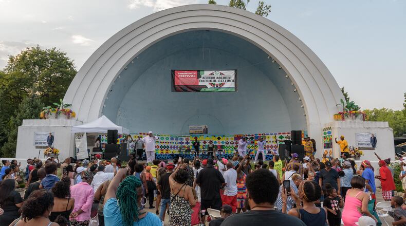 The 17th annual Dayton African American Cultural Festival was held at Island MetroPark in 2023. Festivities included live music, food and merchandise vendors, educational resources, activities for children and more. Featured in this gallery are performances by headlining hip hop legend Kool Moe Dee and The Deron Bell Band. TOM GILLIAM / CONTRIBUTING PHOTOGRAPHER