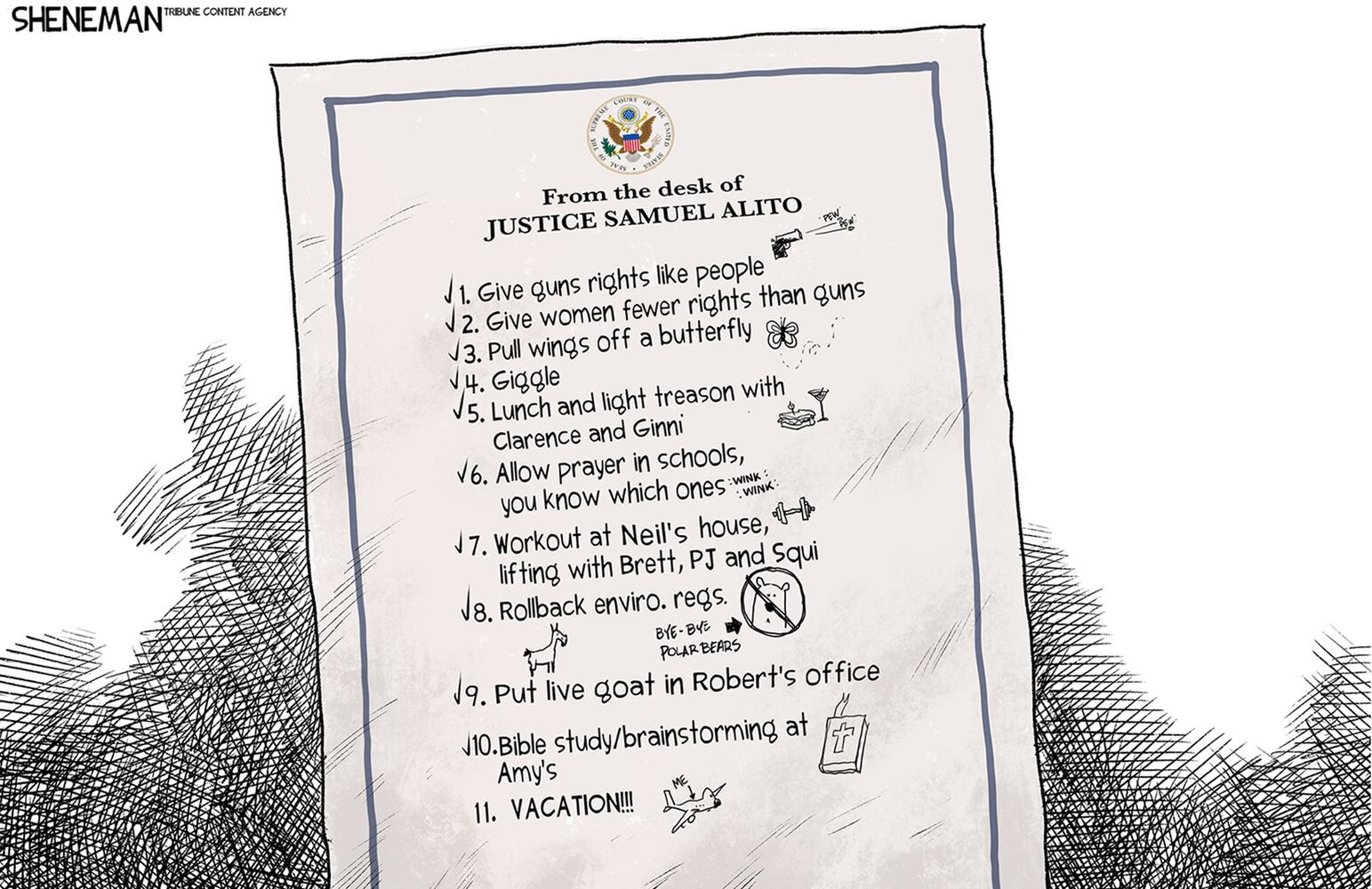 WEEK IN CARTOONS: Supreme Court decisions, Jan. 6 hearings and more