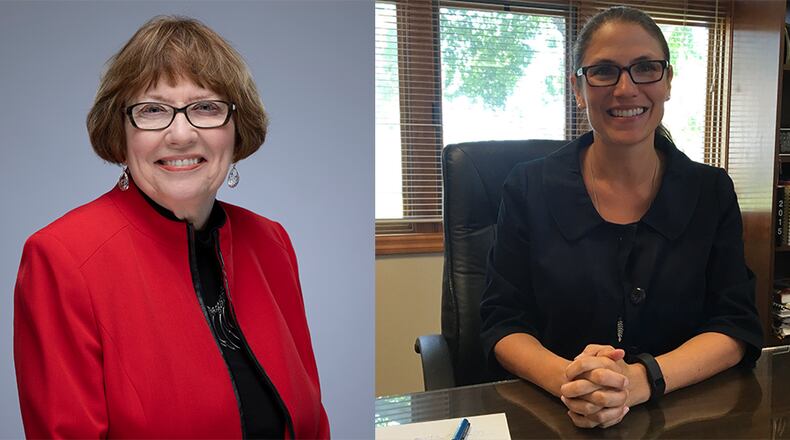 Judy Dodge is a member of the Montgomery County Board of Commissioners. Dr. Greta Mayer is the chief executive officer of the Mental Health Recovery Board of Clark, Greene & Madison Counties.