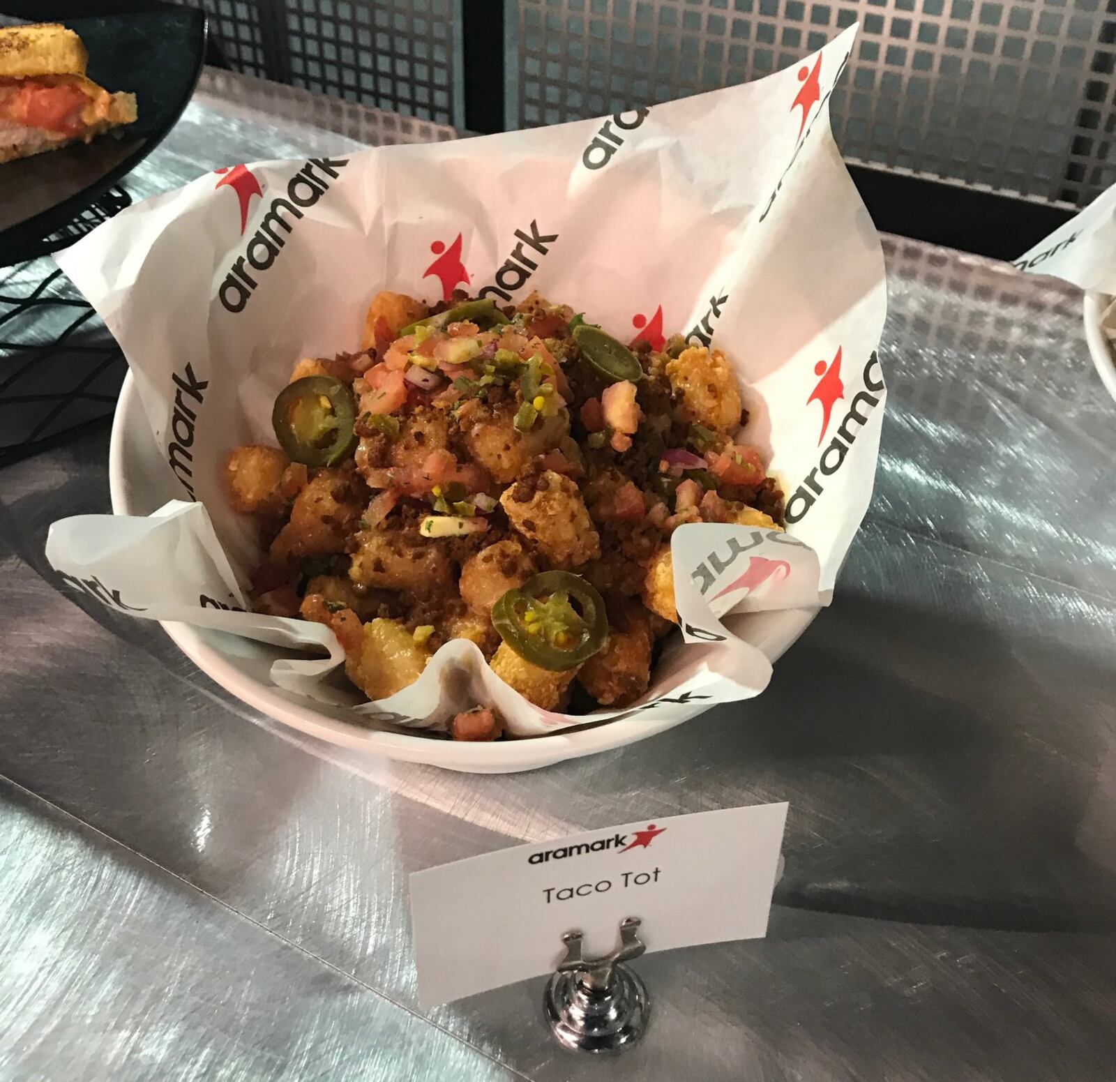 The Taco Tot available this season at Paul Brown Stadium, home of the Cincinnati Bengals, is loaded with pico de gallo, chorizo crumbles, jalapenos and queso blanco. CONTRIBUTED