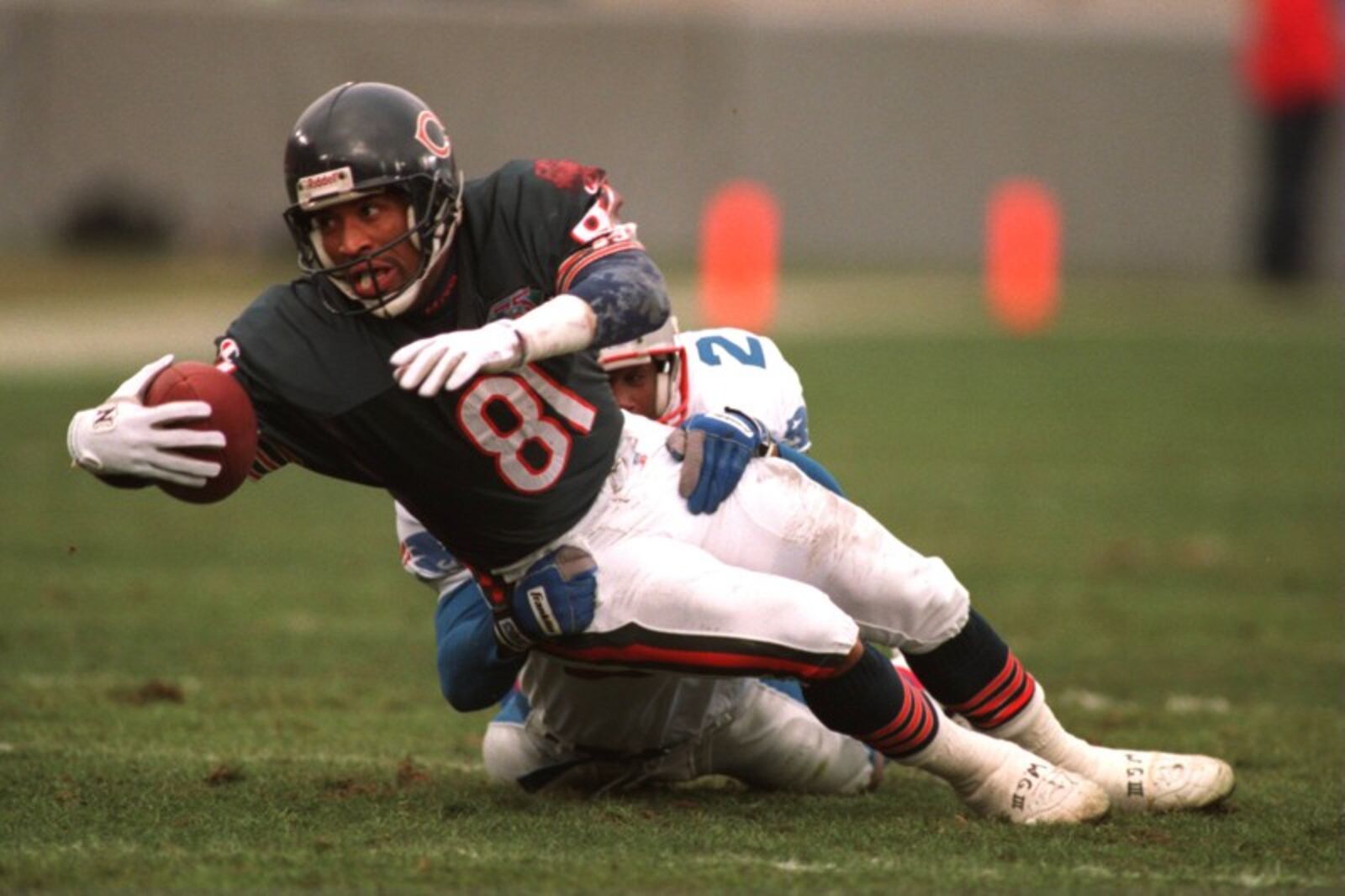 Jeff Graham had his best season in the NFL as a member of the Chicago Bears in 1995 when he caught 82 passes for 1,301 yards. GETTY IMAGES