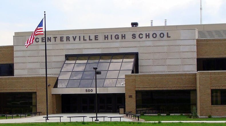 A Centerville High School student has been disciplined after a social media photo surfaced of the student with racist language written on the face.