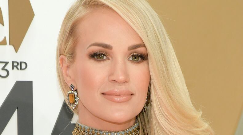 NASHVILLE, TENNESSEE - NOVEMBER 13: (FOR EDITORIAL USE ONLY) Carrie Underwood attends the 53rd annual CMA Awards at the Music City Center on November 13, 2019 in Nashville, Tennessee. (Photo by Jason Kempin/Getty Images)