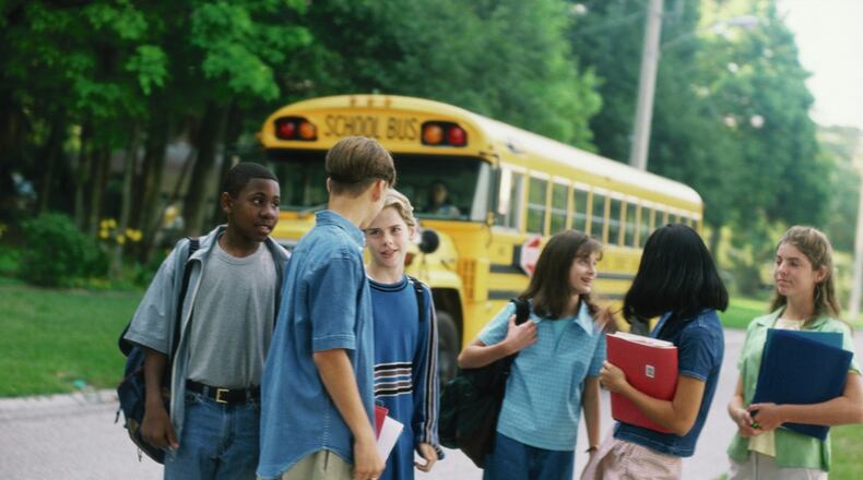 Being safe while en route to and at the bus stop is just as important as staying safe while riding on the school bus. Metro Creative Graphics photo