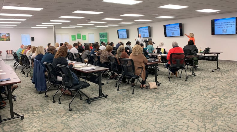 A Clark County Haitian Coalition meeting on Aug. 21 included an executive committee update, learning Haitian Creole together, information about the Gordon Food Service Kindred Program, workgroup meetings and highlights, and partner sharing and announcement. Brooke Spurlock/Staff