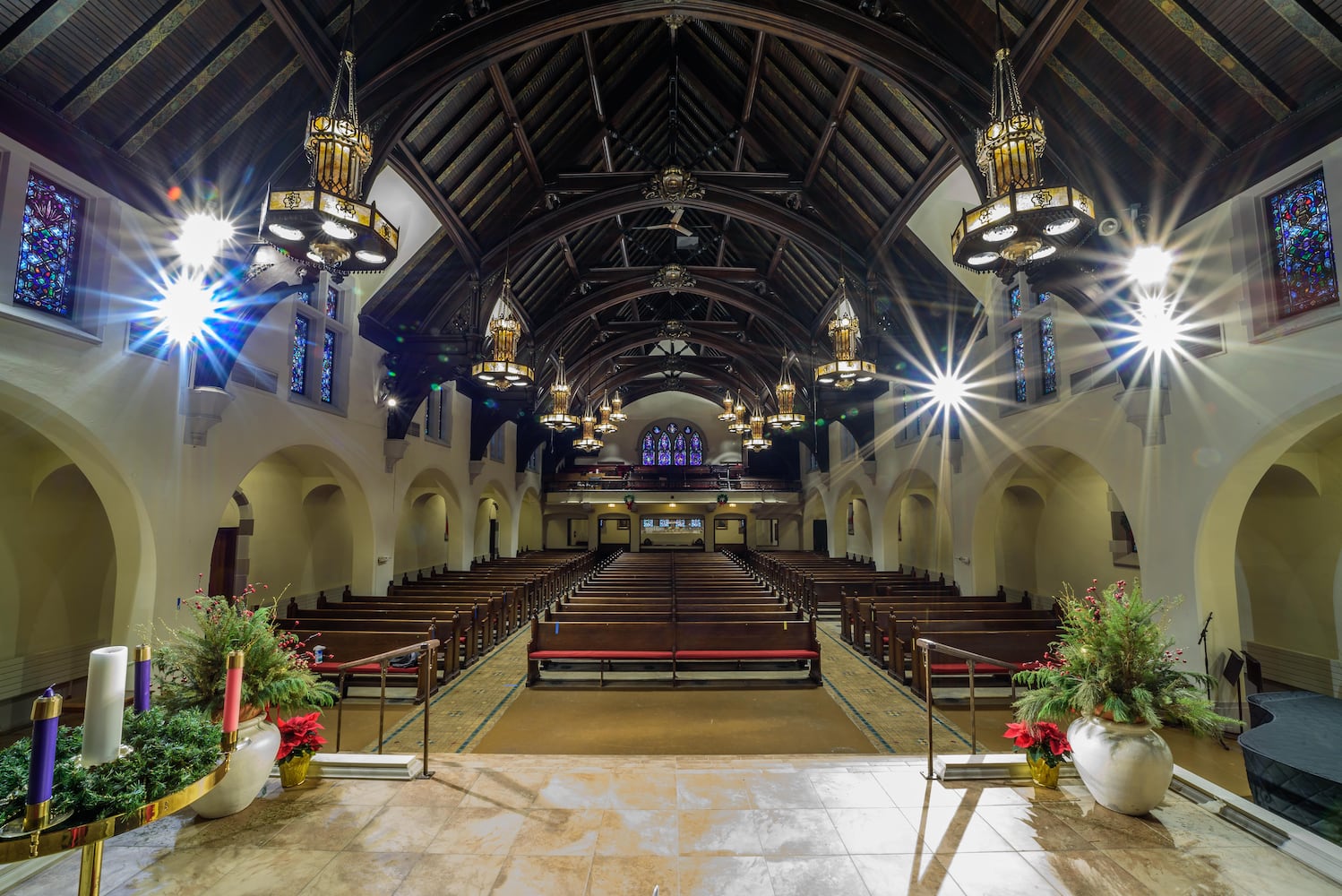 PHOTOS: See the stunning Grace United Methodist Church decked out for the holidays