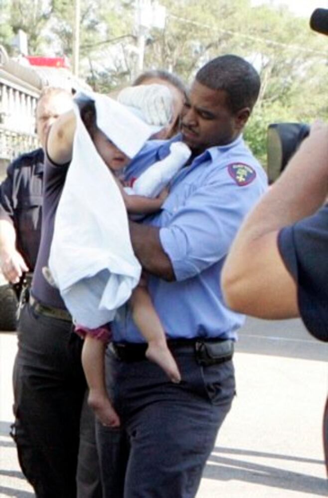 Missing kids found in trash