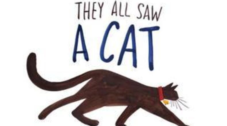 The winning Mock Caldecott picture book was They All Saw a Cat by Brendan Wenzel, author and illustrator.