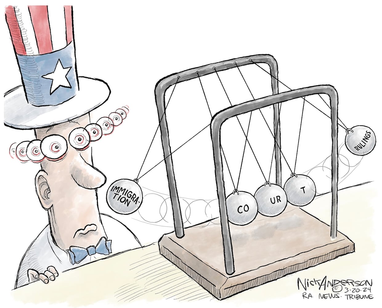 CARTOONS: Nick Anderson, March 23, 2024