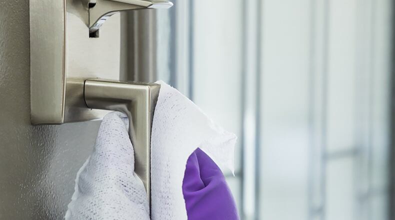 All businesses in Ohio must follow general safe business practices as they reopen in the weeks ahead, including cleaning and sanitizing workplaces throughout the day and at the close of business or between shifts. (Metro News Service photo)