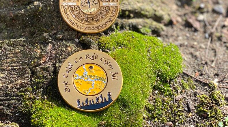 A new geocaching trail based on J. R. R. Tolkien’s "Lord of the Rings" series is opening this weekend in Coshocton County.