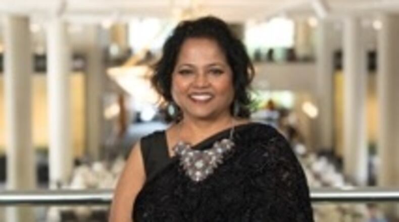 Hyacinth Paul is honored as Woman of the Year in 2017 by the Leukemia and Lymphoma society for her fundraising for the organization.