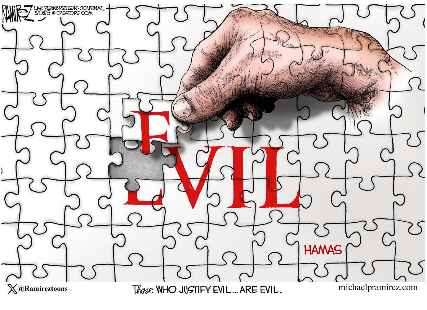 CARTOONS: Michael Ramirez, Oct. 16, 2023