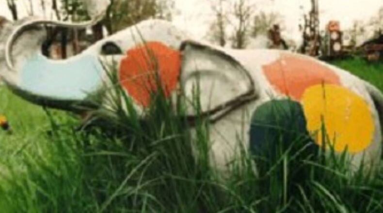 Dotty Wotty, a miniature elephant sculpture is one of the items on the FBI's National Stolen Art File.