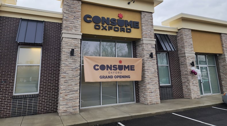 Consume Oxford medical marijuana dispensary celebrated a grand opening Feb. 9, 2023. NICK GRAHAM/STAFF