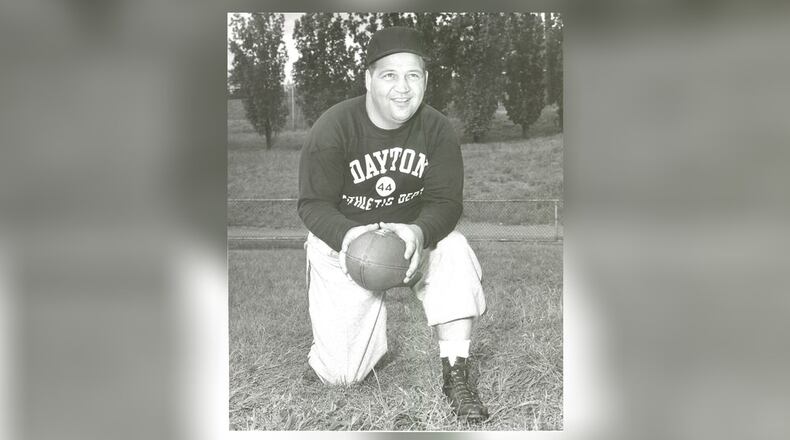 Herb Dintaman served as an assistant football, basketball, and baseball coach at UD, as well as the director on the intramurals program, and the Director of Facilities, first at the UD Fieldhouse, Baujan Field and the baseball diamond and finally, and most importantly, UD Arena. CONTRIBUTED