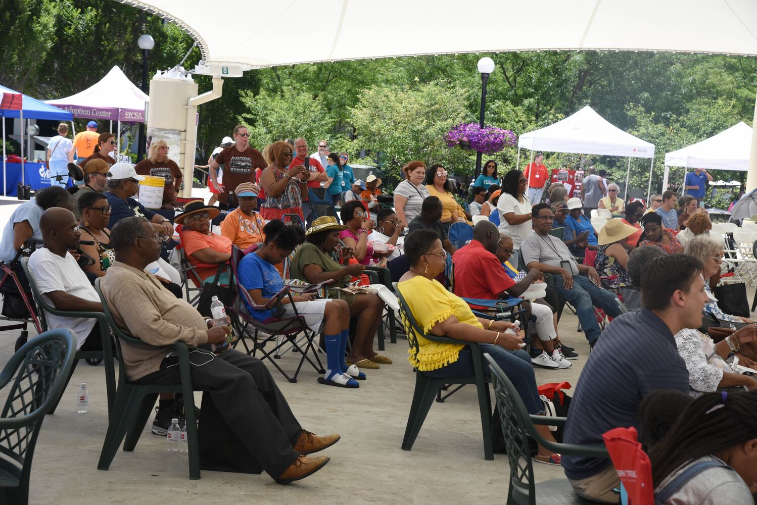 Photos:  Dayton Strong at RiverScape
