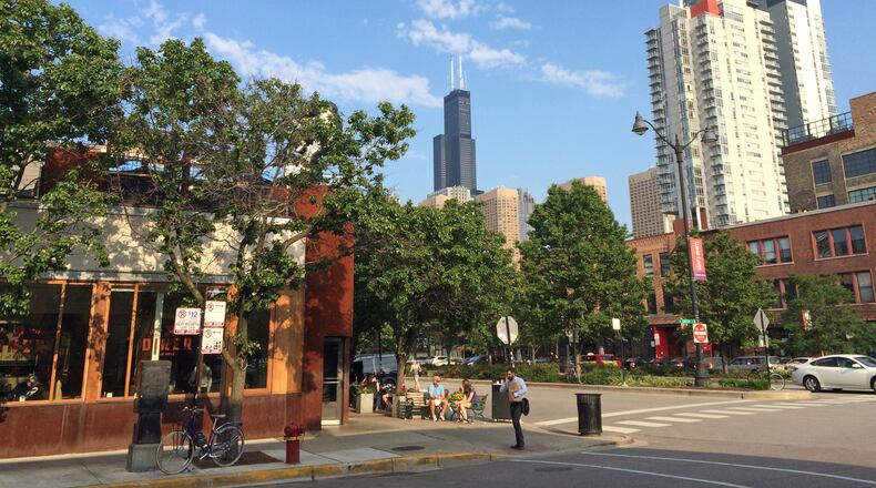 This short stretch of Randolph Street in Chicago’s West Loop is home to a cluster of some of the city’s best restaurants, including Stephanie Izard’s Little Goat Diner. (Tom Horgen/Minneapolis Star Tribune/TNS)