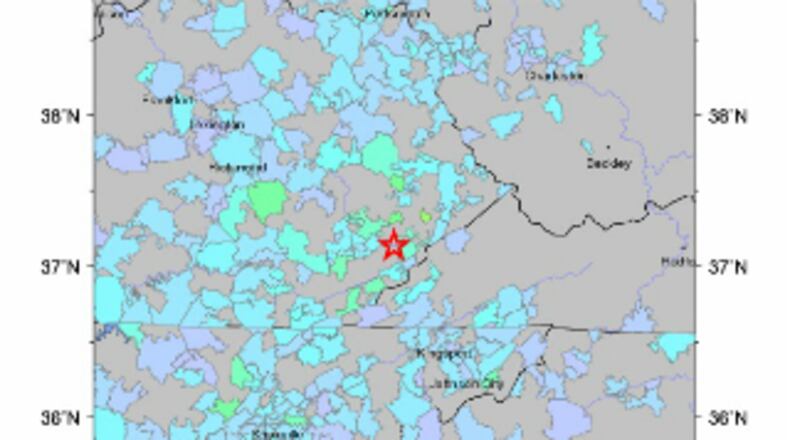 Map from http://earthquake.usgs.gov.