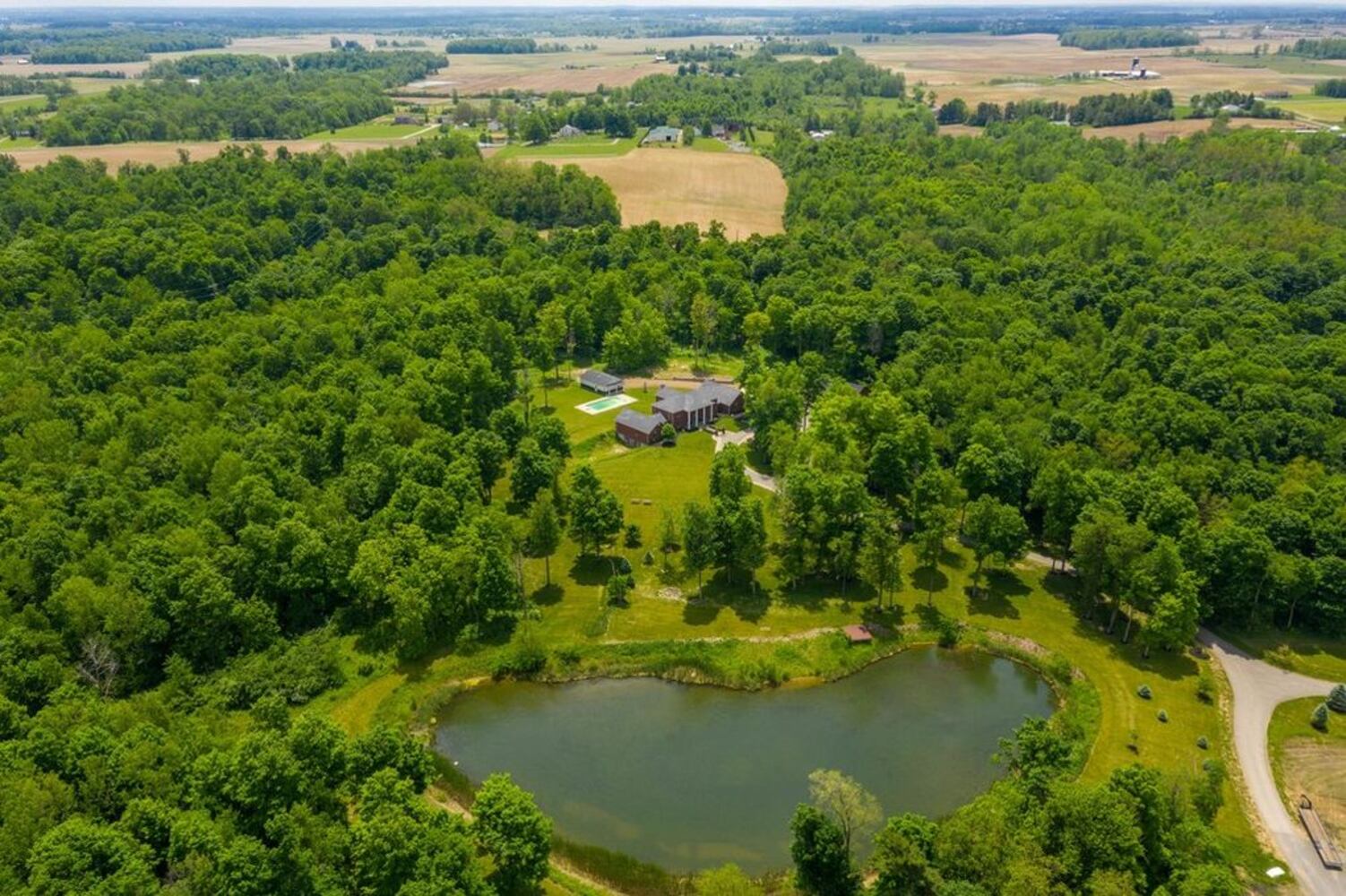 Photos: Luxury home on 30 acres with swimming pool
