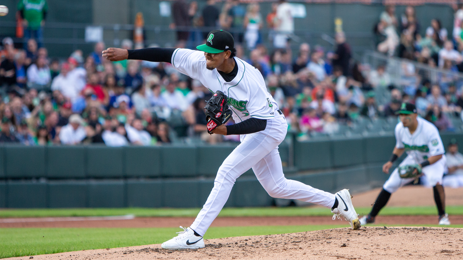 Dragons starter Jose Montero pitched five scoreless innings and allowed one hit and one walk. Jeff Gilbert/CONTRIBUTED