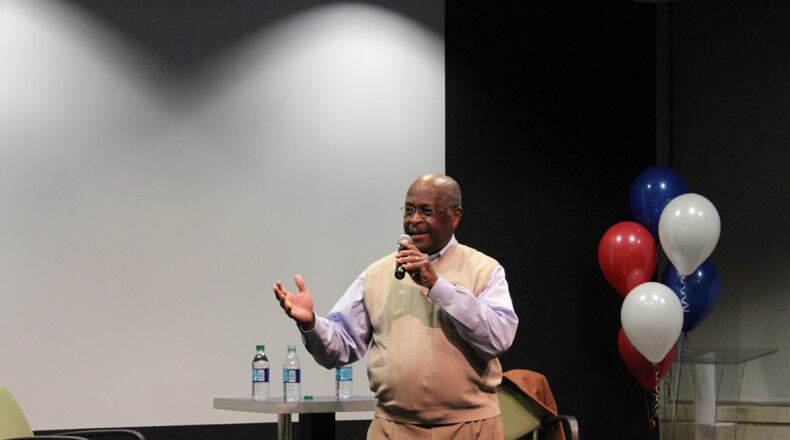 Herman Cain visited Cox Media Group's WHIO Radio in 2016