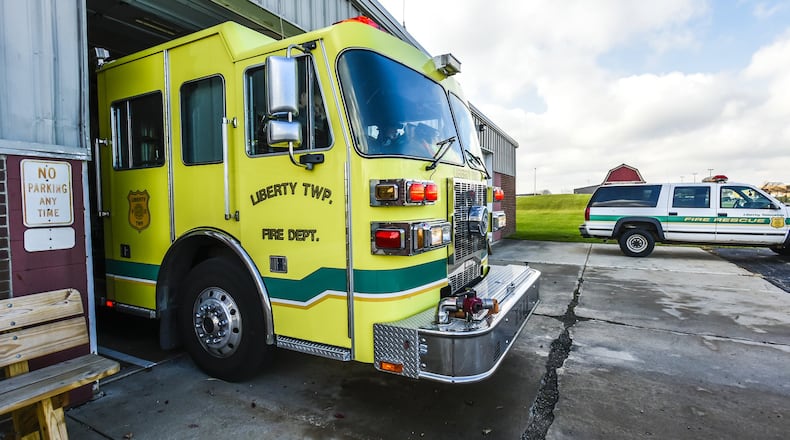 Liberty and West Chester Twp. are entering into an automatic mutual aid agreement where the closest fire apparatus, no matter which jurisdiction will be called out first in a fire. NICK GRAHAM/STAFF