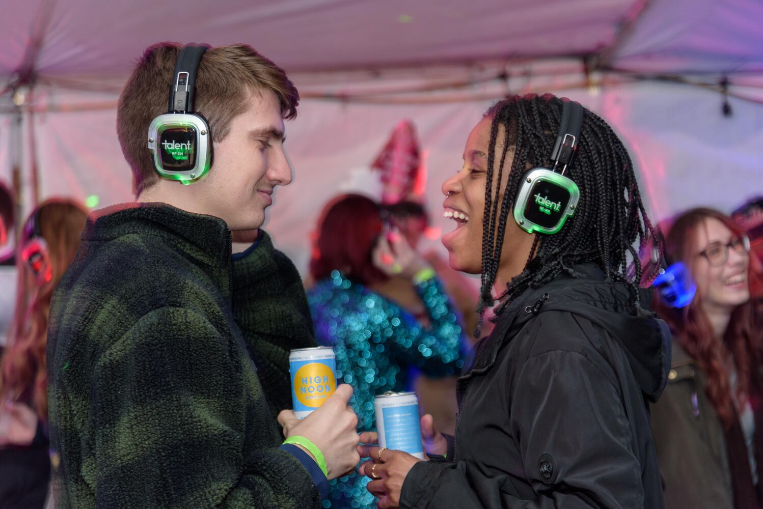 PHOTOS: Did we spot you at Dayton's New Year's Eve Ball Drop and Silent Disco at Yellow Cab Tavern?