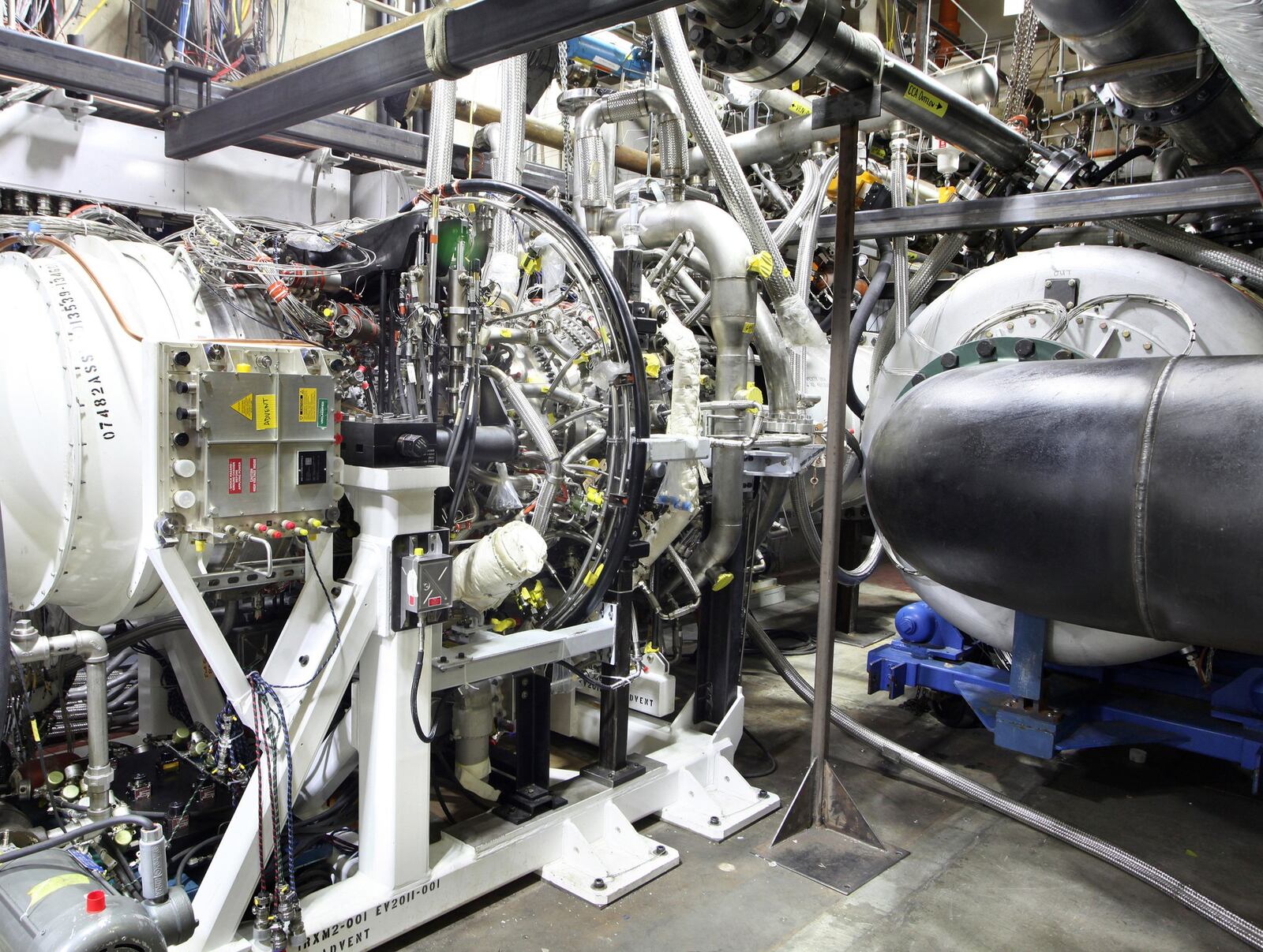 The ADVENT engine, tested at General Electric Aviation’s headquarters in Evendale. The potential military combat engine was tested under a contract with the U.S. Air Force Research Laboratory, housed at Wright-Patterson Air Force Base. CONTRIBUTED