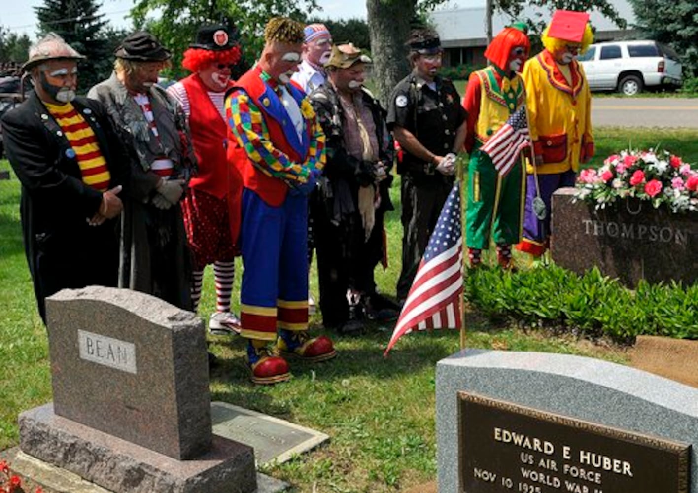 Clowns honor fallen friend
