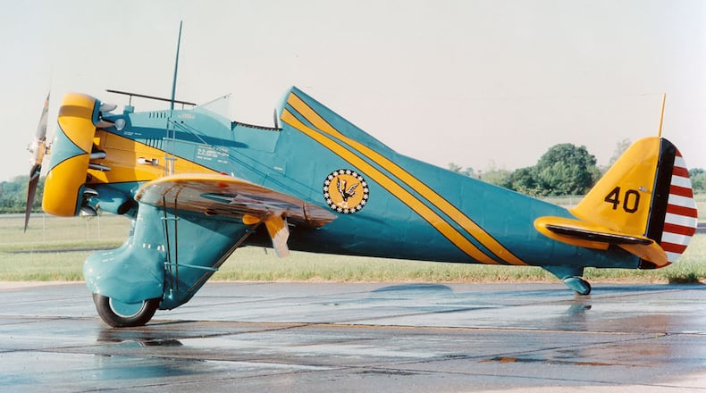 The Boeing P-26A Peashooter will be the second historical aircraft patch featured in the Air Force Marathon’s History & Heritage Race Series. U.S. AIR FORCE PHOTO