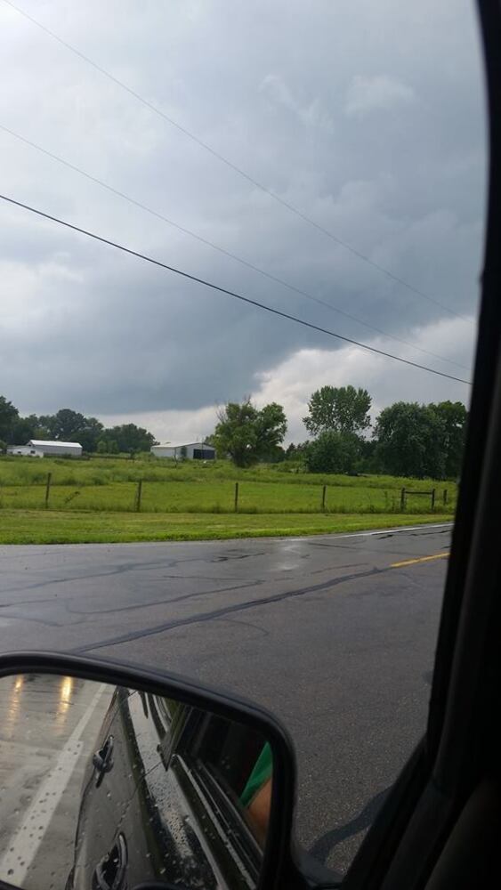 Ominous skies in Champaign, Logan counties