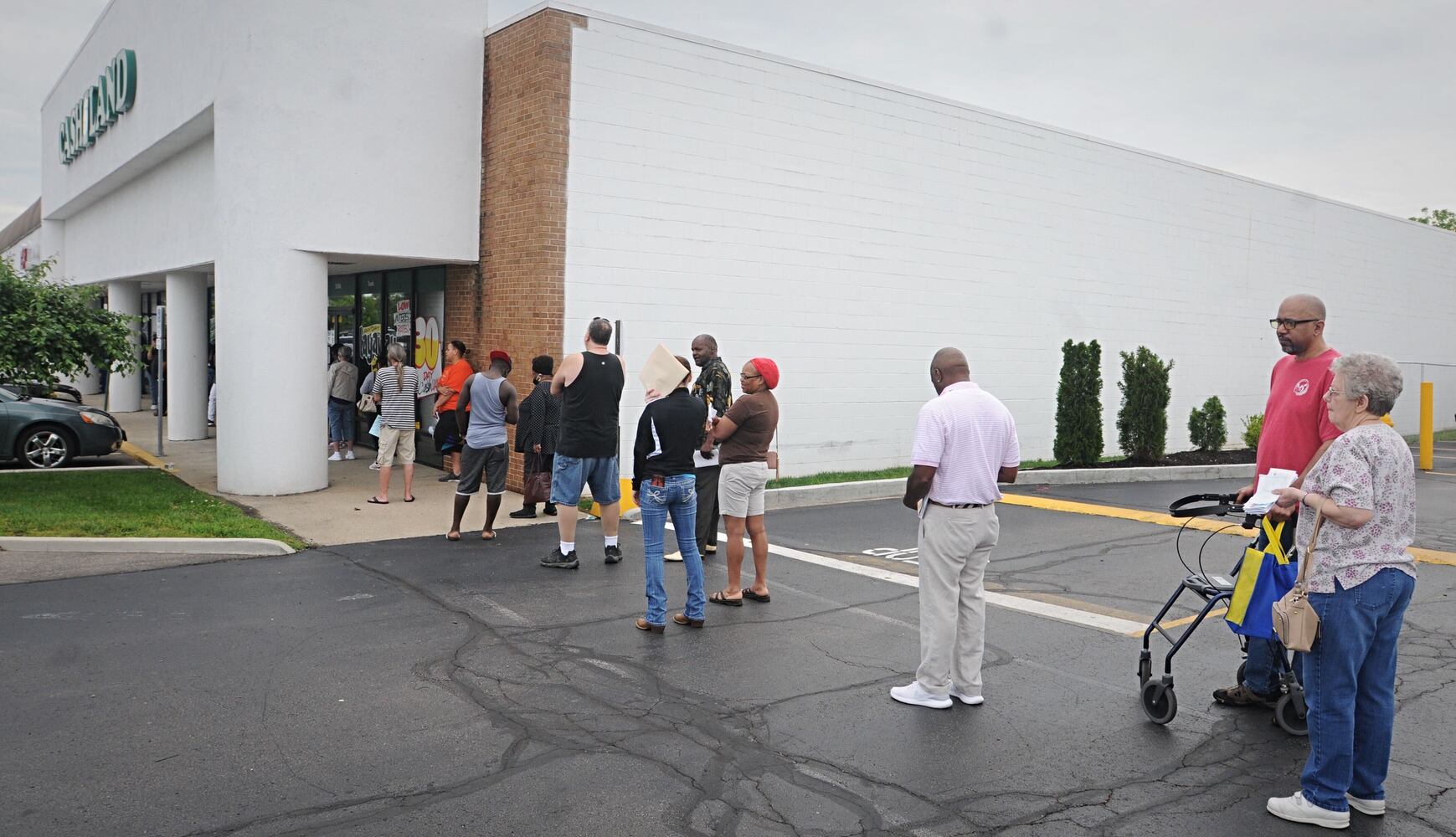 PHOTOS: Long lines as state BMV offices reopen after coronavirus shutdowns