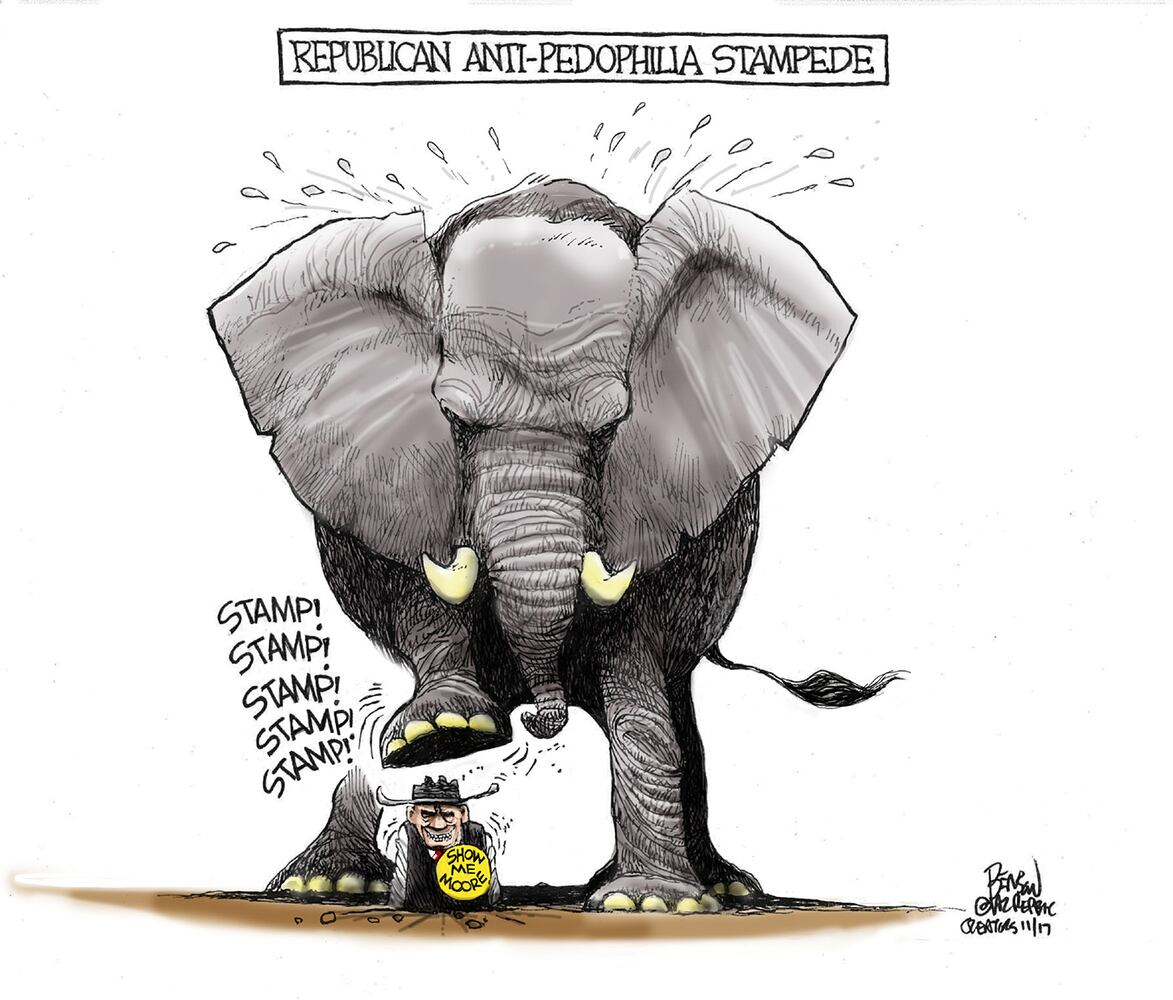 Week in cartoons: Roy Moore, Jeff Sessions and more