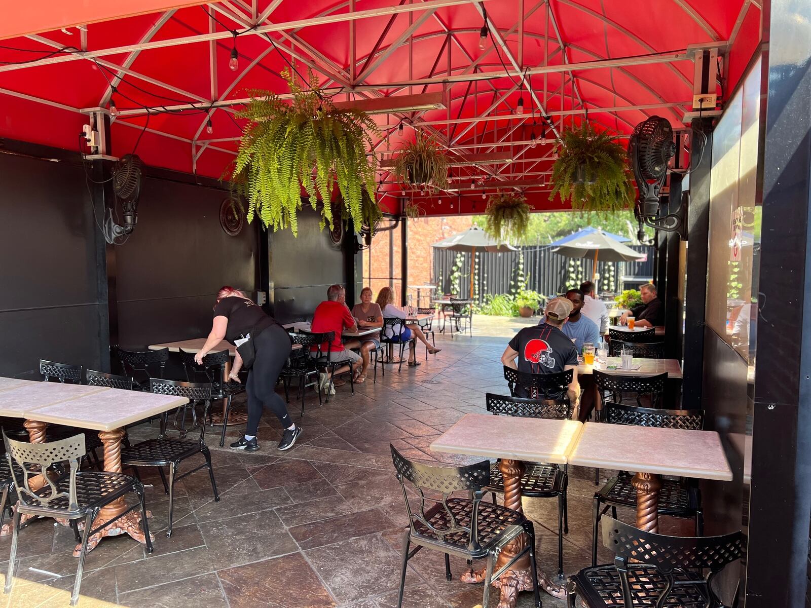 The patio at Jimmie's Ladder 11 is a great option for foodies.