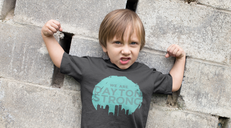 DaytonStrong CityFest, a benefit in support of those affected by both the Aug. 4 mass shooting and 15 tornadoes is set for 6 p.m. to 9 p.m. Sunday, Sept. 22 at Levitt Pavilion in Dave Hall Plaza.  Dayton Strong T-shirts in kid sizes up to 5XL will be sold for $15 each.  Proceeds will be split between The Dayton Foundation funds established for victims of the mass shooting and the tornadoes.