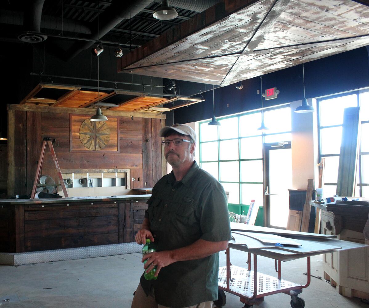 Inside the construction zone at Wandering Griffin