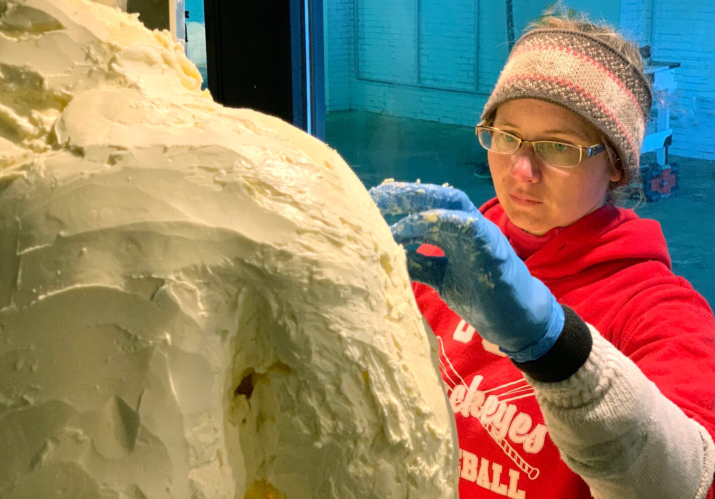 PHOTOS: Historic moon landing re-created in butter