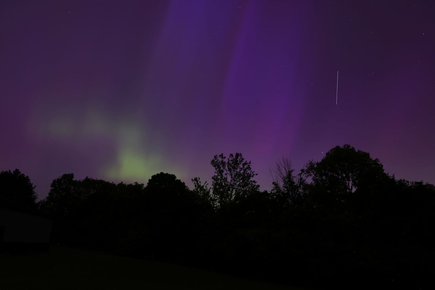Northern lights seen from Madison Twp., Butler County