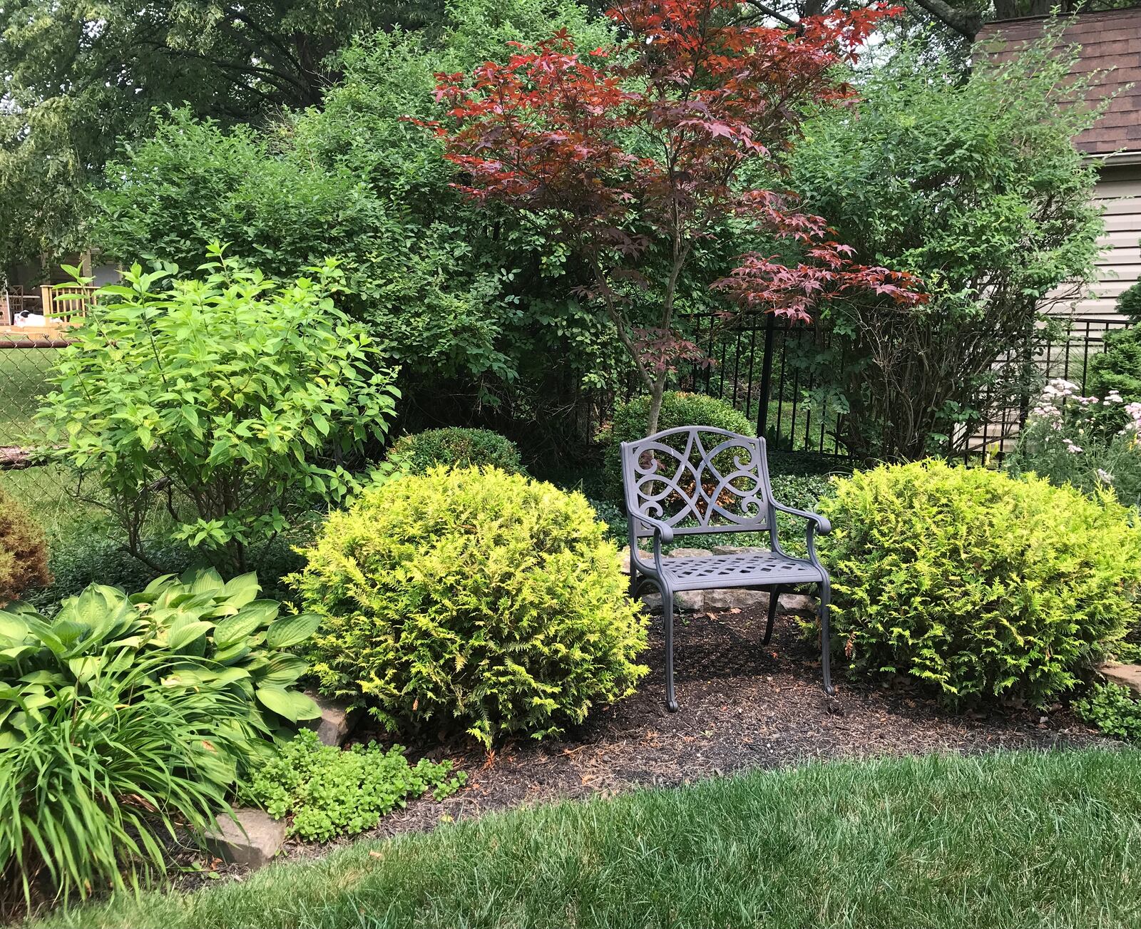 Sam and Susie Kurtz are an impressive team as they tend to their backyard and all its amenities. CONTRIBUTED