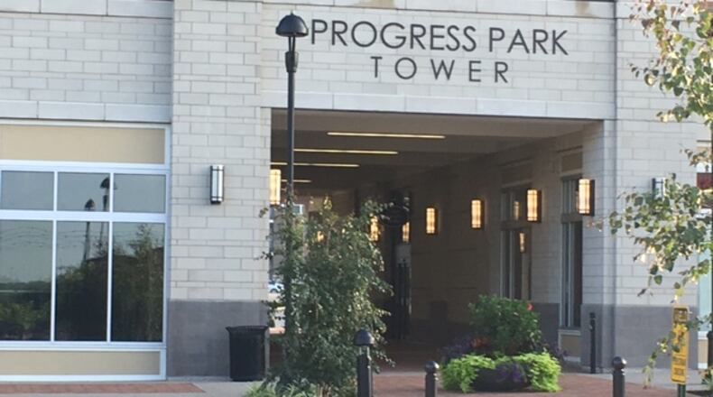 Progress Park Tower at Austin Landing is the subject of a building permit filed by Civil Engineers of Southwest Ohio, Inc., which has an office in Washington Twp. NICK BLIZZARD/STAFF PHOTO