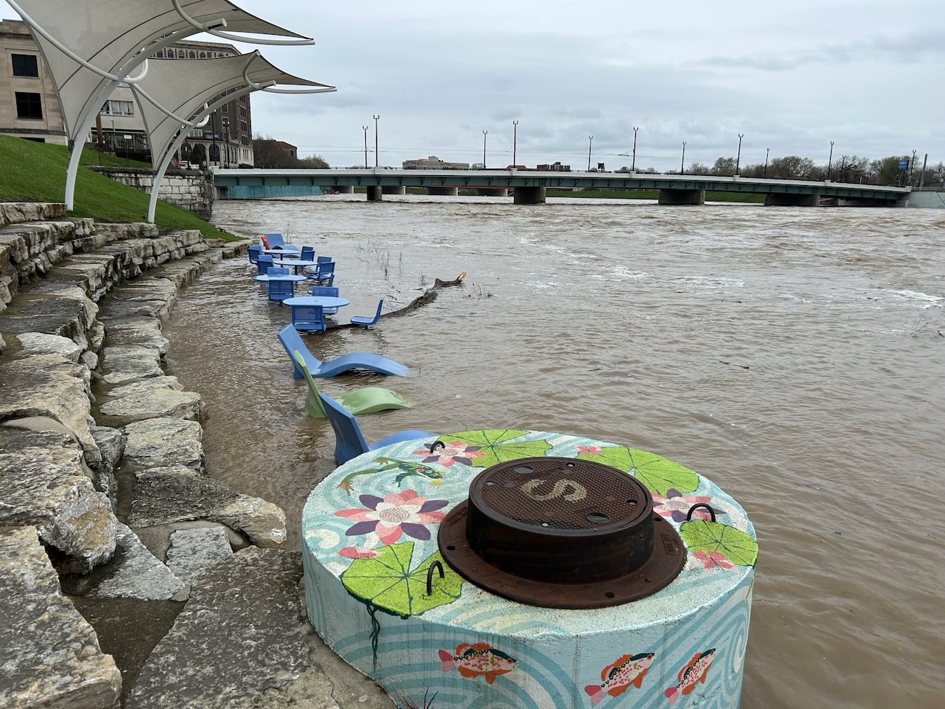 Swollen Great Miami River
