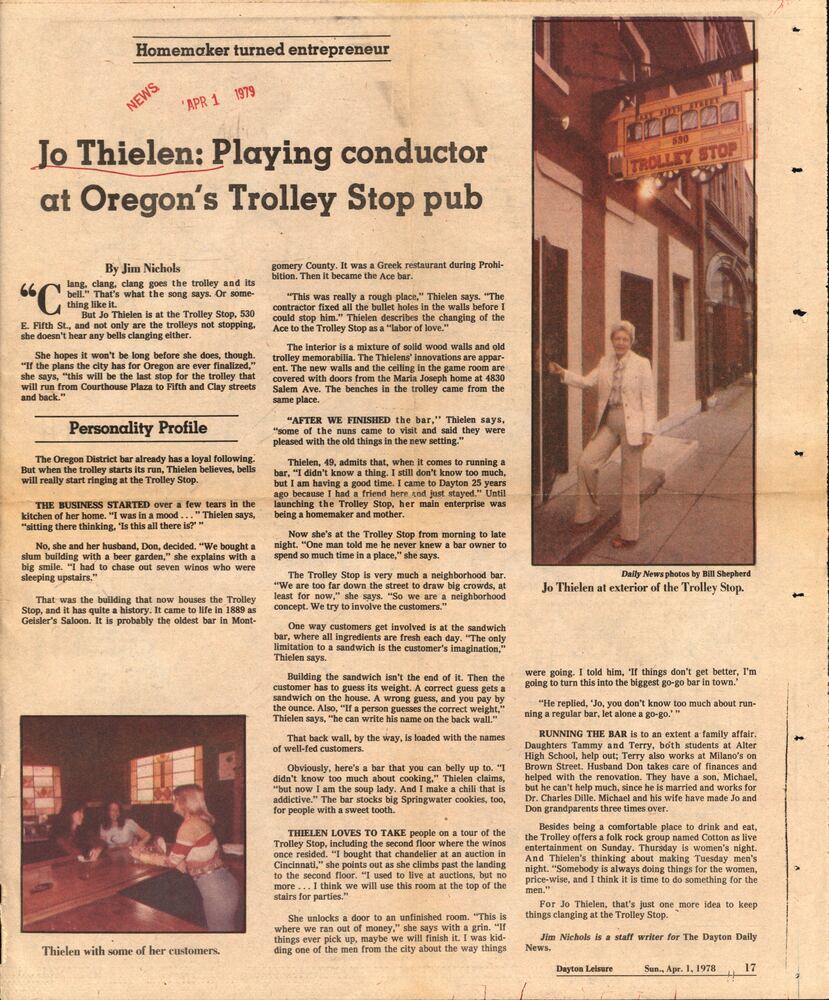 Photos: Trolley Stop founder Elizabeth “Jo” Thielen through the years