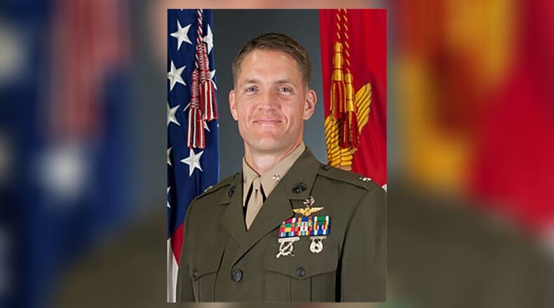 U.S. Marine Corps Lt. Col. James C. Paxton III earned a master’s degree in aeronautical engineering from the Air Force Institute of Technology’s Graduate School of Engineering and Management in 2014. (Contributed photo)