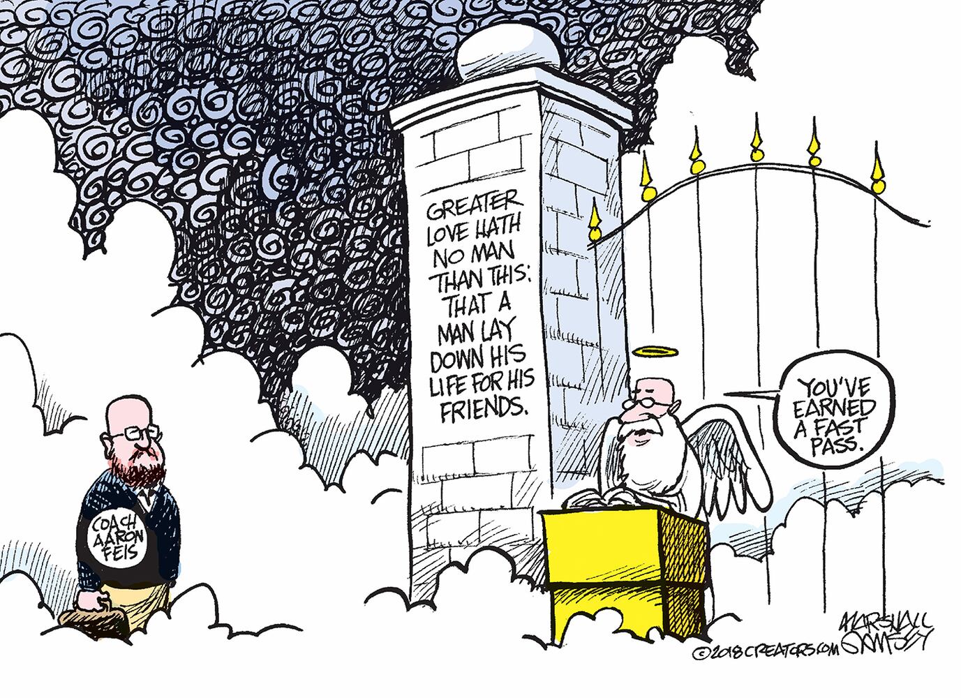 Week in cartoons: School shootings, Billy Graham and more