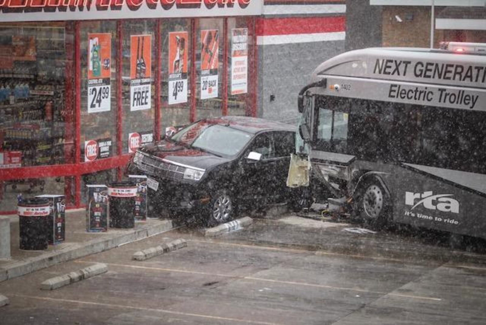 An RTA bus was involved in a crash on Tuesday evening. Several people were injured and taken to area hospitals.