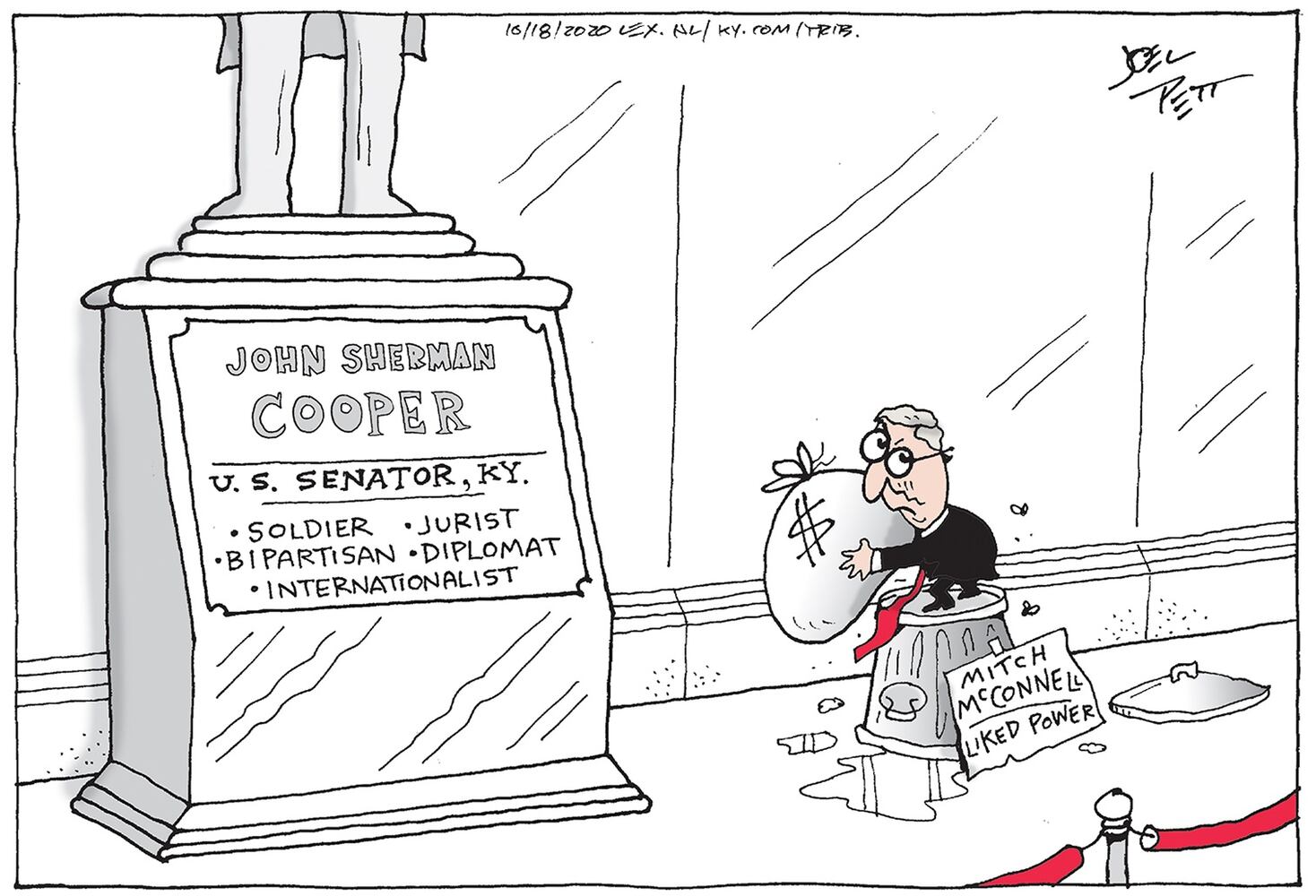 Week in cartoons: Town halls, Amy Coney Barrett and more