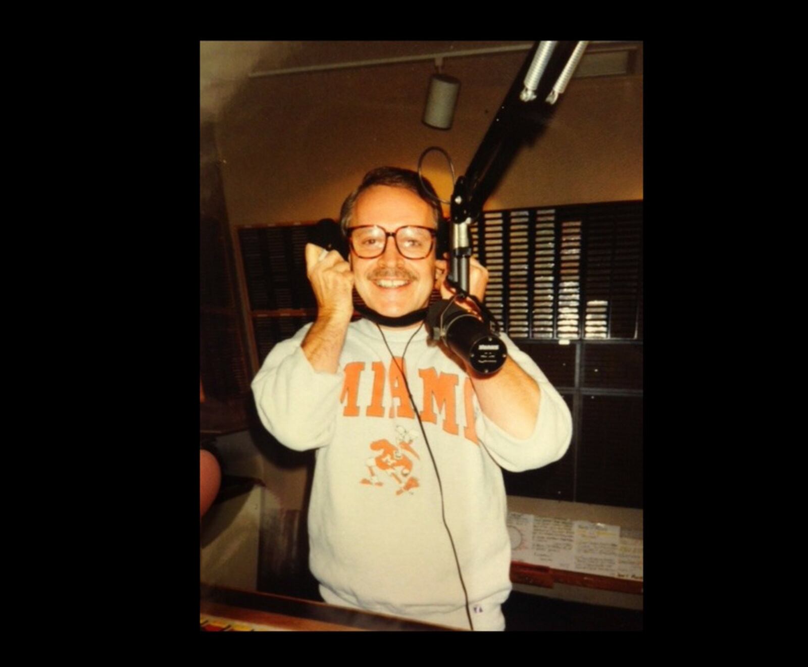 Longtime Dayton radio DJ Bob Sweeney has died. Sweeney worked at WHIO Radio and MIX 107.7 during his career in Dayton radio. Photo courtesy of Kristi Leigh.
