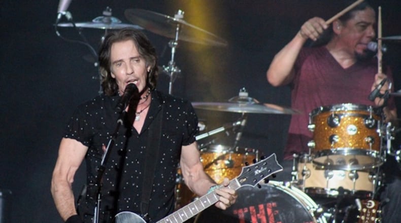 Rick Springfield broke out all of the hits at State Bank      Amphitheatre at Chastain Park on Aug. 26, 2018. Photo: Melissa      Ruggieri/AJC