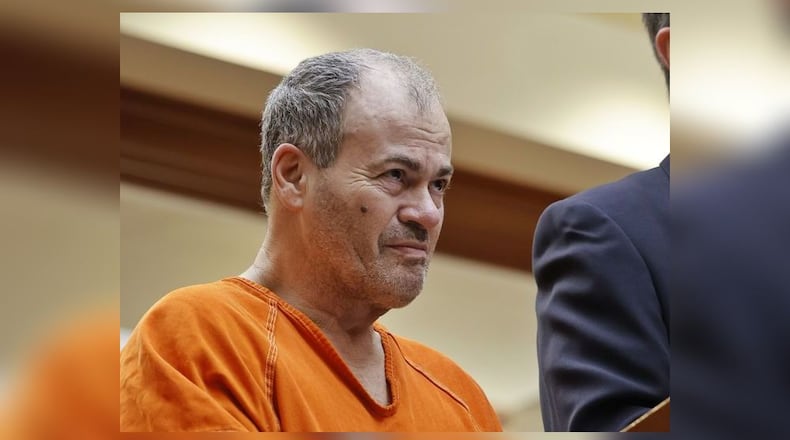 Lloyd Wendell Ailes, 58, is arraigned in Butler County Common Pleas Judge Keith Spaeth, who set bond at $775,000. NICK GRAHAM / STAFF